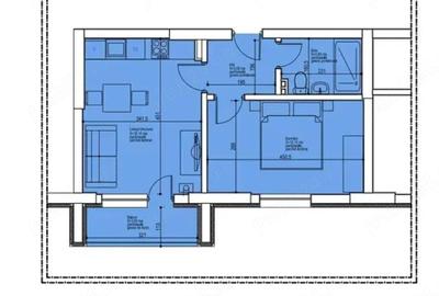Apartament cu 2 camere decomandat în Chiajna - 9