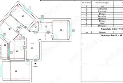 Apartament cu 4 camere decomandat în Târgu Neamț - 8