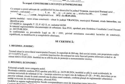 Teren de 804 mp, în Central