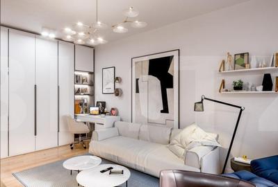 Apartament cu o camera, 37 mp, Ansamblu Rezidential, zona RIVUS - 5