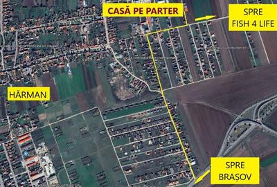 Casa deosebita, pe parter, Harman, 114 mp utili, COMISION 0% - 5