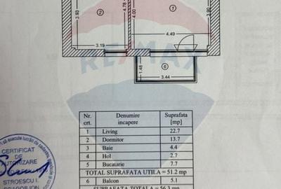 Apartament cu 2 camere semidecomandat, mobilat în Timpuri Noi - 14