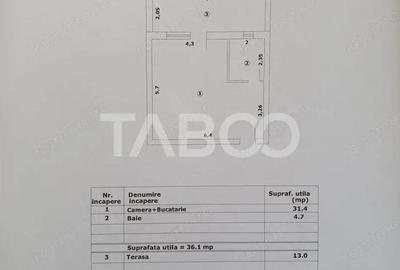 Garsonieră decomandată în Făgăraș
