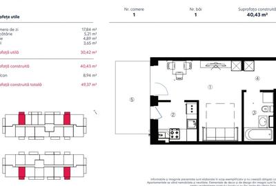 Garsoniera Spatioasa-Complex NOU / Hils Republica / 1D Garsoniera Spatioasa-Complex NOU / Hils Republica / 1D - 11