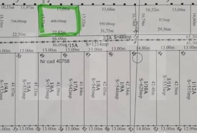 Teren de 530 mp, în Central