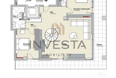 Penthouse modern de 150 mp utili! + 2 Terase de 200 mp! - 19