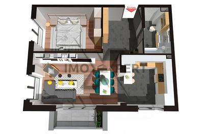 Apartament 2 camere, finisat, bloc nou – Str. Teilor - 1