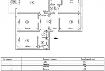 Apartament cu 4 camere decomandat în Astra - 15