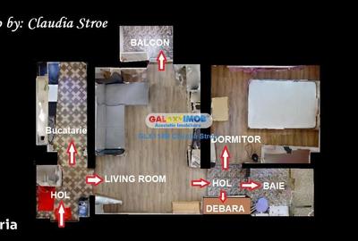 Apartament cu 2 camere semidecomandat în Giurgiului - 12