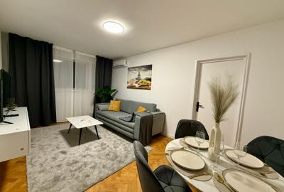 Apartament cu 3 camere semidecomandat, mobilat în Iancului