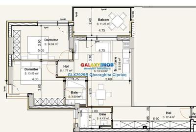 Apartament 3cam in constructie noua Pipera/Voluntari - COMISION 0 ! - 6