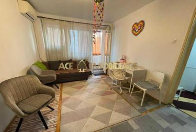Apartament cu 2 camere semidecomandat, mobilat în Obor