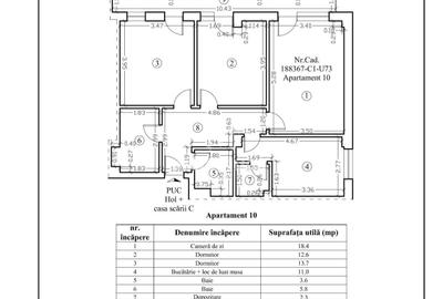 Apartament cu 3 camere decomandat în Tractorul - 2