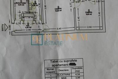 Apartament cu 2 camere semidecomandat, mobilat în Spitalul Județean - 9