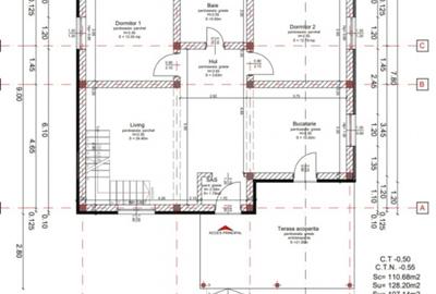 Casă individuală cu 3 camere cu Canalizare în Nord - 3