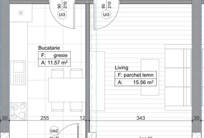 Apartament cu 2 camere semidecomandat în Șelimbăr