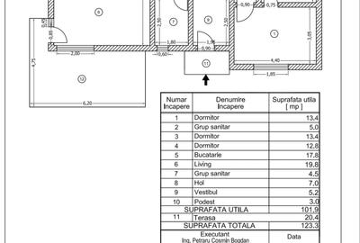 Casa Domnesti | Teren 520 mp | 123 mp | 4 cam | Comision 0 - 20