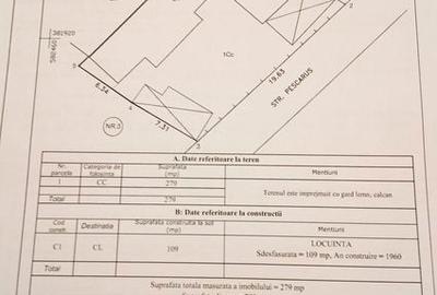 Casă cu 4 camere cu Teren 109 Mp în Central