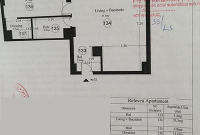 Apartament cu 2 camere în Faleză