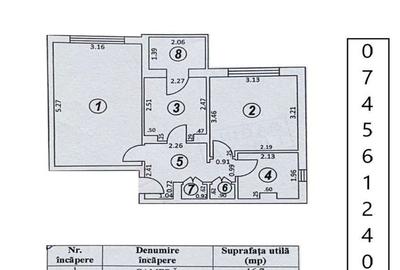 Apartament cu 2 camere decomandat, mobilat în Siderurgiștilor - 3