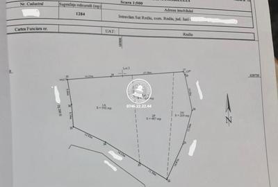 Teren de 1284 mp, în Rediu - 3