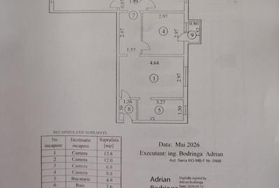 Apartament cu 4 camere semidecomandat în Rahova - 3