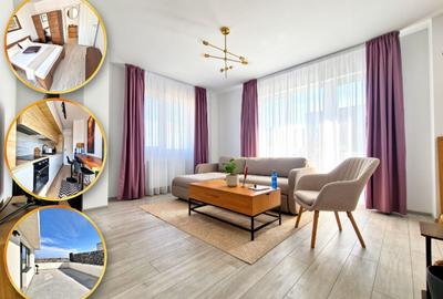 Apartament cu 3 camere decomandat, mobilat în Titan