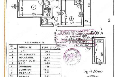 Apartament cu 3 camere decomandat în Central