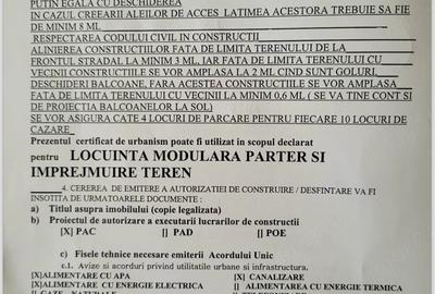 Teren de 265 mp, în Nord - 6