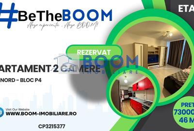 Apartament cu 2 camere, mobilat în Cartierul Nord