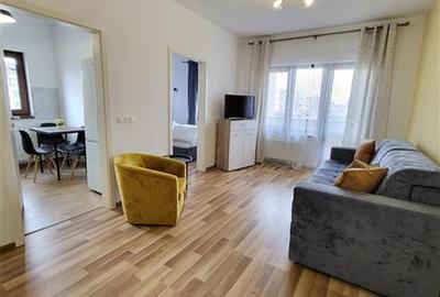 Apartament cu 2 camere nedecomandat, mobilat în Sânpetru