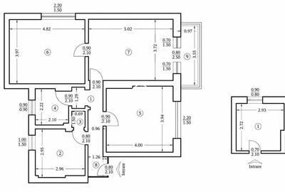 Apartament cu 3 camere în Dumești - 1