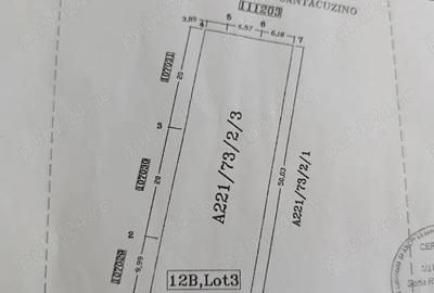 Teren de 833 mp, în Central
