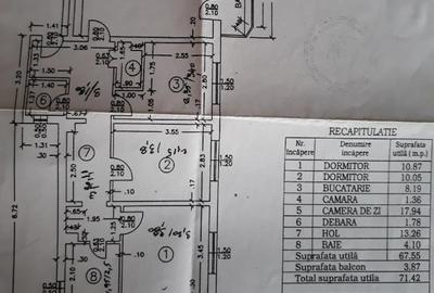 Vând apartament cu 3 camere decomandat - 1