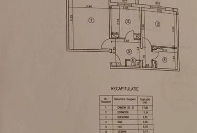 Apartament cu 2 camere decomandat în Zimbru - 2