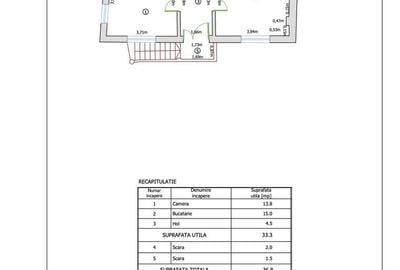 Casă individuală cu 4 camere cu Canalizare în Kiseleff - 22