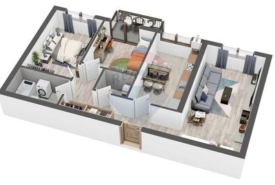 Apartament modern de 74 mp in Selimbar
