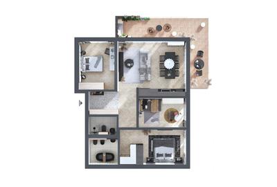 Apartament rar – 4 camere  |  High-End | Nefinisat | Prima Urbana3 - 10