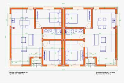 Casă cu 3 camere în Central - 5