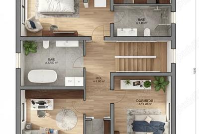 Casa Arhitectilor individuala 6 camere, garaj, teren 650 mp, Cartierul Arhitectilor, Calea Cisnadiei - 1