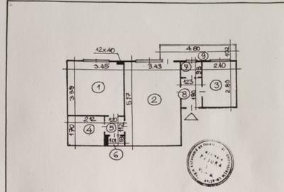 Apartament cu 2 camere semidecomandat în Domenii