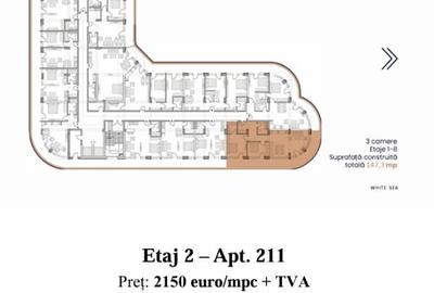 Apartament - Etaj 2 - Complex Rezidențial WHITE SEA - Navodari - 6