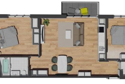 Apartament cu 2, camere, zona Vivo, parcari subterane - 40