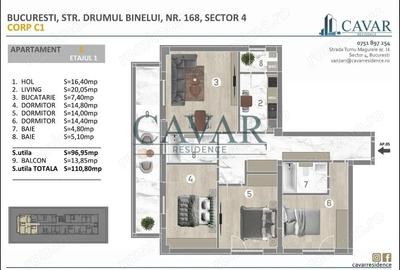 Proiect Nou Cavar Residence Binelui 168 - 10