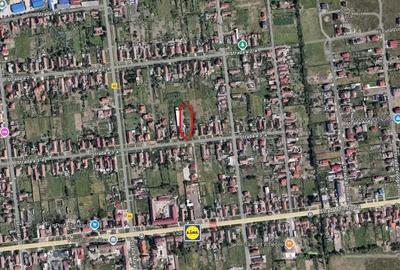 Casa neterminata langa Timisoara, Sacalaz, central, asfalt, utilitati, 1015 mp, FS=15,38mp. Com=0% - 5