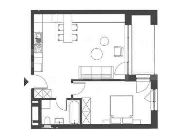 Comision 0 ! Somesului 15, Apartament 2 camere, Semicentral, 53 mp