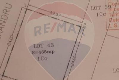 Teren 465mp Tunari / Strada 1 Decembrie - 2