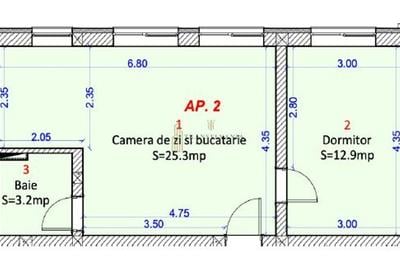 Apartament 2 camere cu gradina, Zona Shopping City - 1