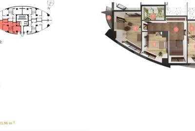 Apartament cu 4 camere în Central - 7
