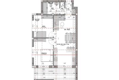 Apartament cu 3 camere semidecomandat în Exterior Vest - 6